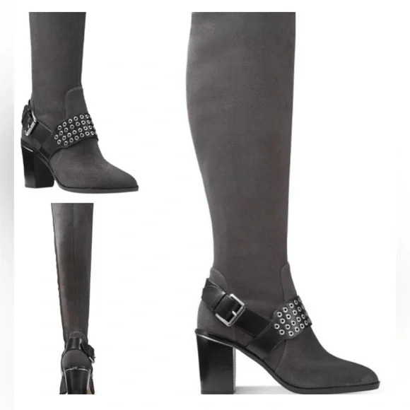 Michael Kors Thigh High Riding Boot with Strap